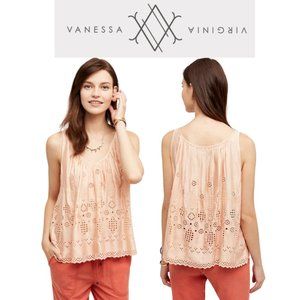 VANESSA VIRGINIA (Anthropologie) Boho Eyelet Top